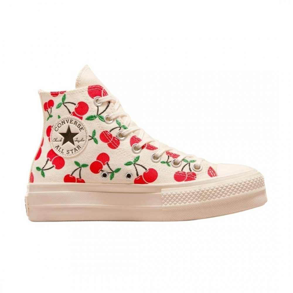 CONVERSE CHUCK TAYLOR ALL STAR LIFT PLATFORM CHERRIES - Picture 12 of 13